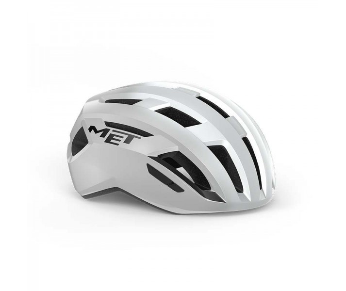 Casco Met Vinci MIPS Blanco/Plata Brillo