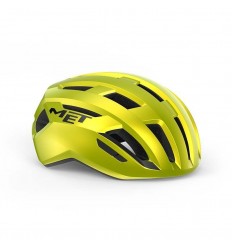 Casco Met Vinci MIPS Amarillo Metal Brillo