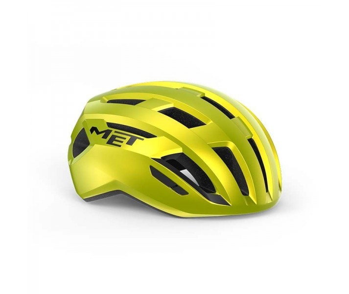 Casco Met Vinci MIPS Amarillo Metal Brillo