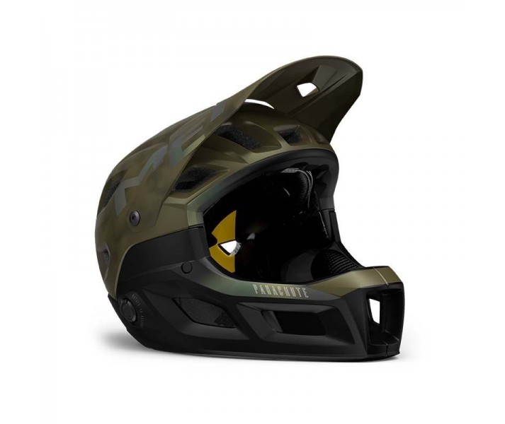 Casco Met Parachute MCR MIPS Verde Kiwi Iridiscente Mate