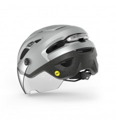 Casco Met Intercity MIPS Plata Reflectante Mate