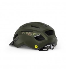 Casco Met Allroad MIPS Verde Iridiscente Mate