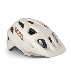 Casco Met Echo Blanco/Bronce Mate