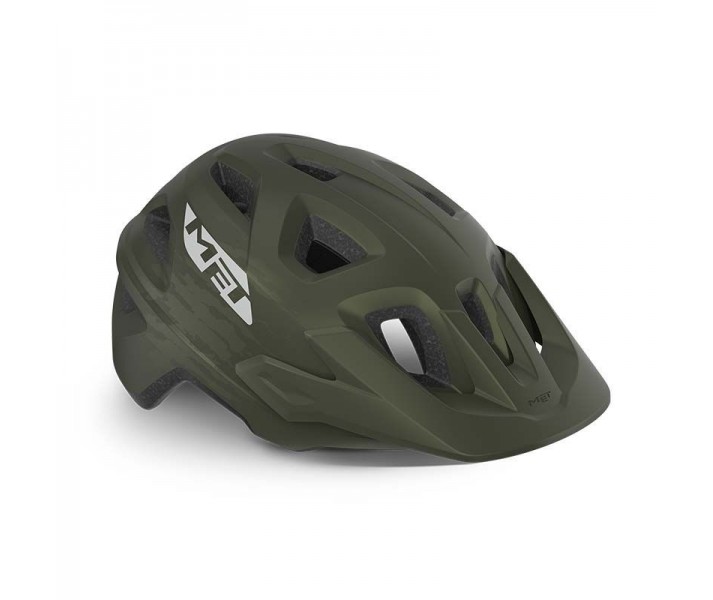 Casco Met Echo Verde Mate