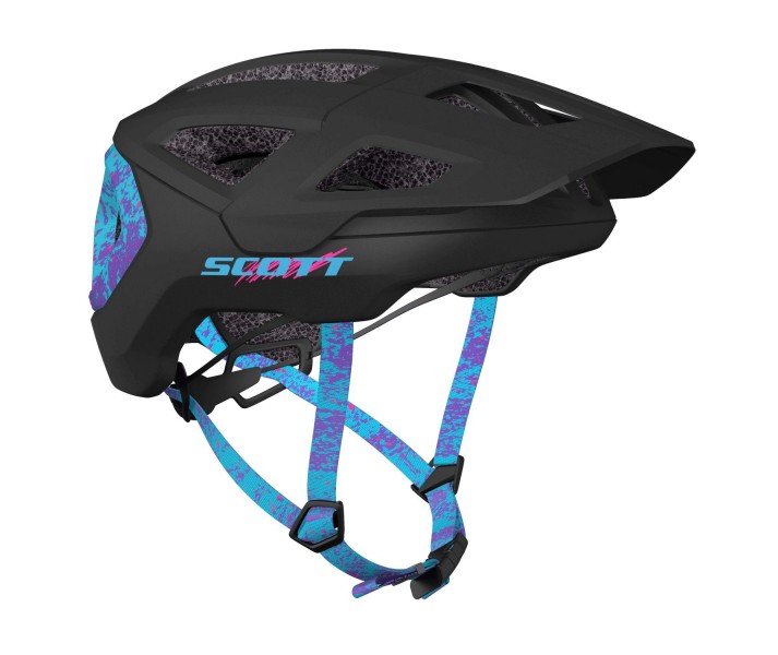 Casco Scott Tago Plus (Ce) Negro-Violeta