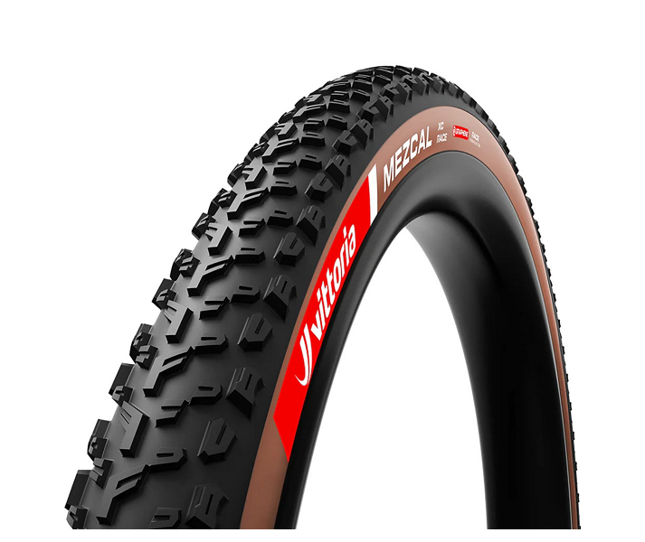 Cubierta Vittoria Tire MTB Mezcal XC Race Negro Marrón 29x2.4 TLR G2.0