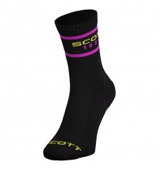 Calcetines Scott Retro Casual Crew Negro