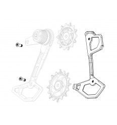 Repuesto Caja Interna Porta Roldana + Tornillos T-Type XXSL/XX/X0