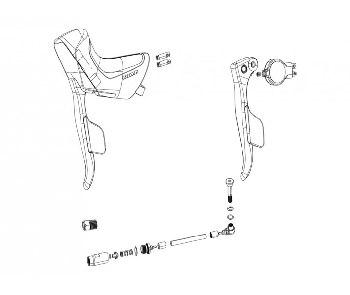 Repuesto Leva Freno Derecha + Electrónica Sram Apex eTap AXS