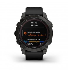 Reloj Garmin fenix® 7  Sapphire Solar Edition Negro