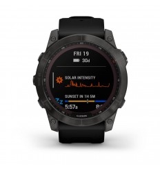 Reloj Garmin fenix® 7X  Sapphire Solar Edition Negro