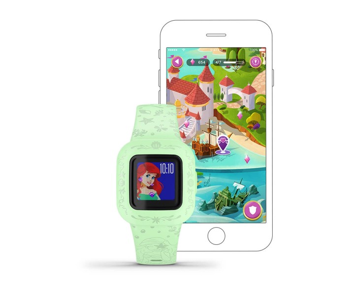 Reloj Garmin vívofit® jr. 3  Disney Princess Verde