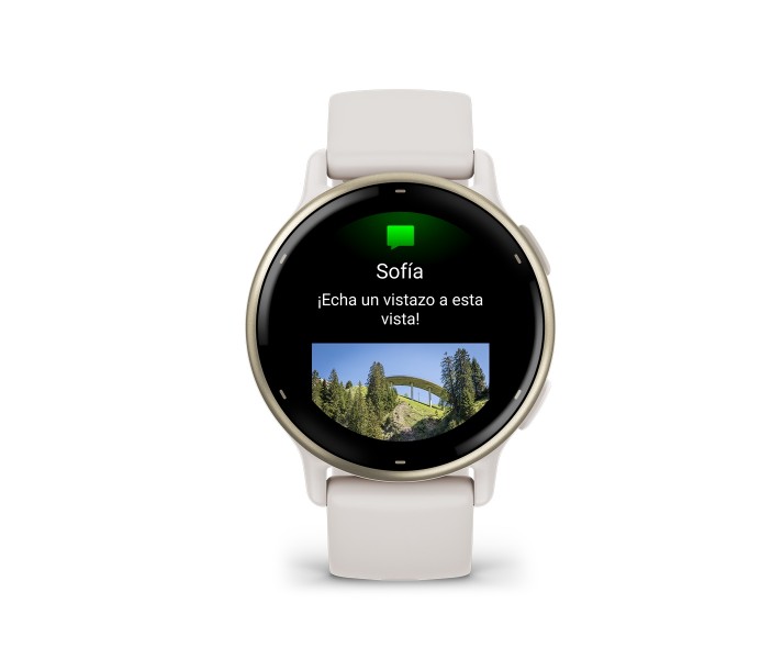 Reloj Garmin vívoactive® 5 Blanco Oro