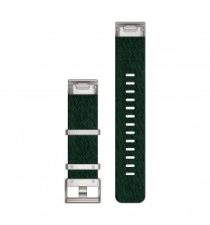 Correa Garmin de reloj QuickFit® 22, Correa Garmin de nailon jacquard  Verde