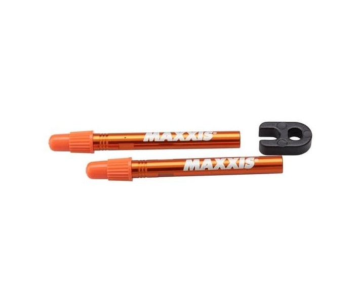 Prolongador Válvula Maxxis 100mm Naranja