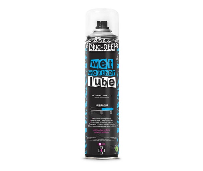 Spray Muc-Off Lubricante Cadena Clima Humedo 400Ml