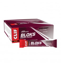 Caja 18 Gominolas Energéticas Clif Black Cherry