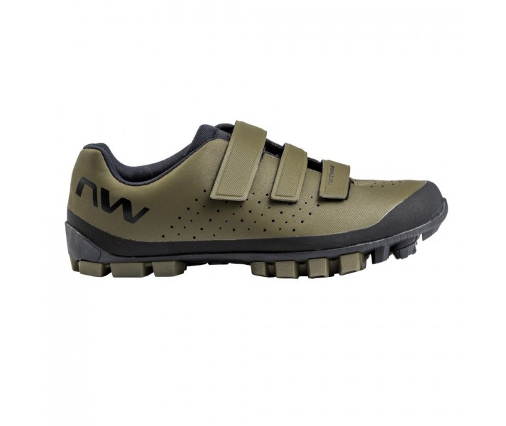 Zapatillas Northwave Hammer Verde Forest-Negro