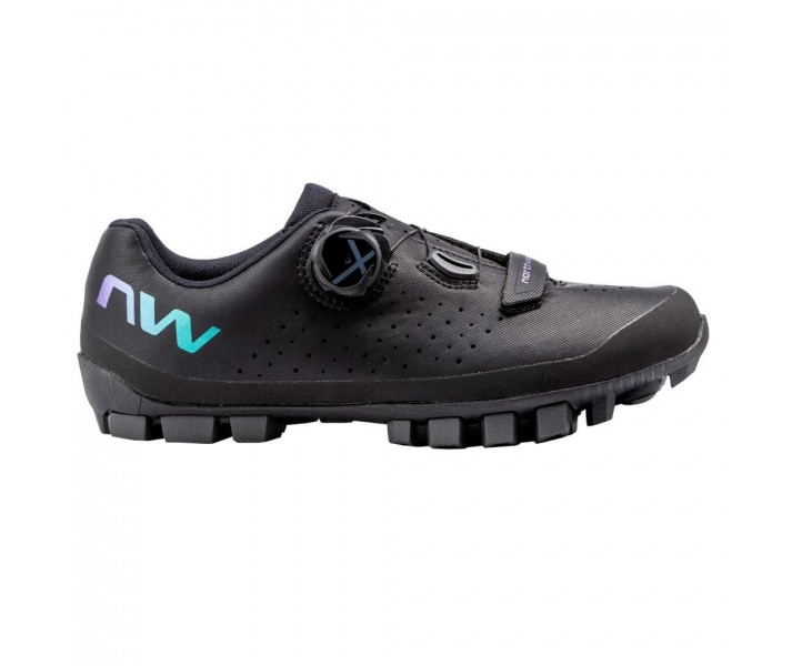 Zapatillas Northwave Hammer Plus Mujer Negro-Iridescent