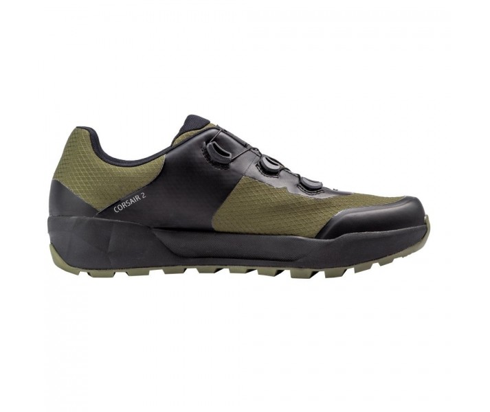 Zapatillas Northwave Corsair 2 Verde Forest-Negro