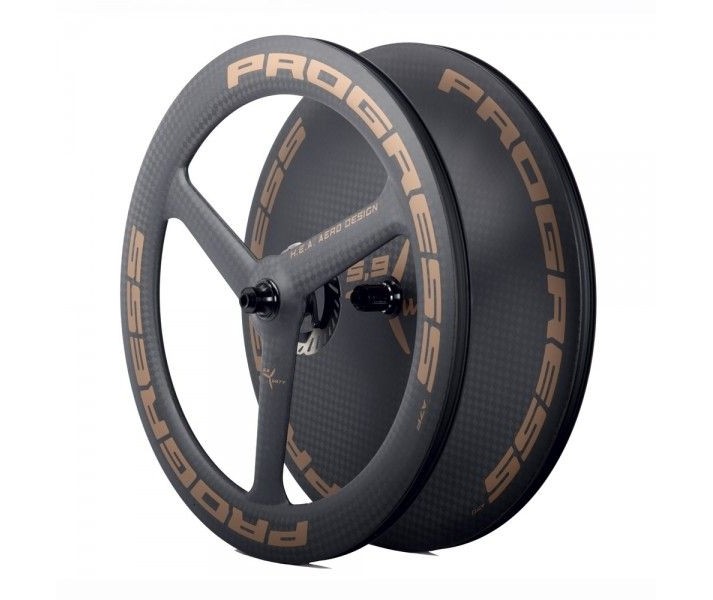 Juego De Ruedas Progress A-7 Disc LTD Cubierta Shimano HG Cobre