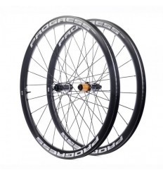 Juego De Ruedas Progress Aero Disc Cubierta 12x100/12x142 Blanco