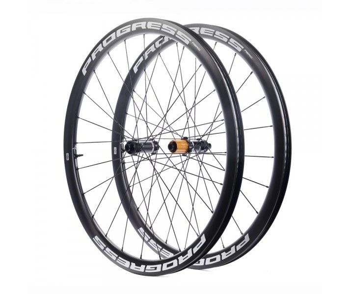 Juego De Ruedas Progress Aero Disc Cubierta 12x100/12x142 Blanco