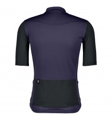 Maillot Scott Ms Gravel 10 Ss Violeta / Negro