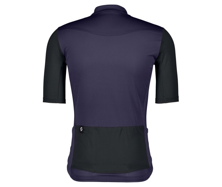 Maillot Scott Ms Gravel 10 Ss Violeta / Negro