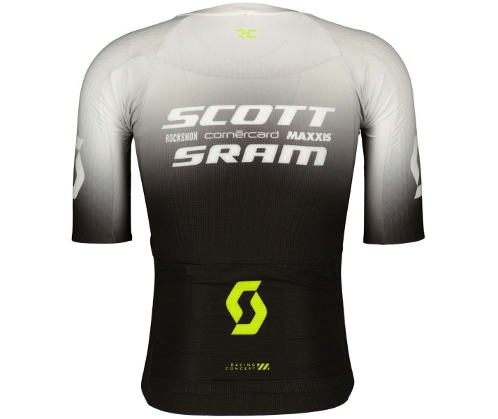 Maillot Scott Ms Rc Scott-Sram Aero Ss Negro / Blanco