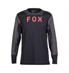 Camiseta Fox técnica m/l Defend Niño Negro