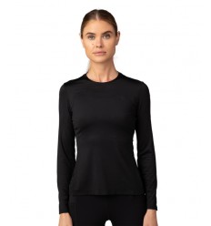 Camiseta Fox m/l Tecbase Mujer Negro