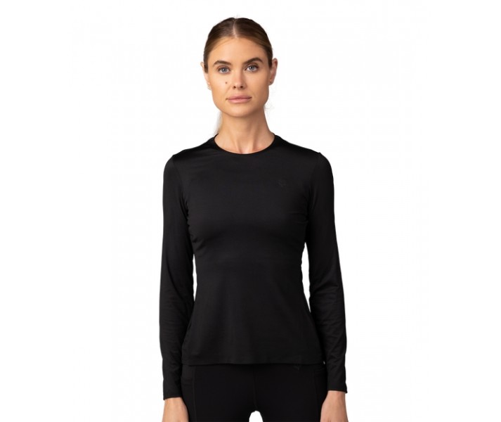 Camiseta Fox m/l Tecbase Mujer Negro