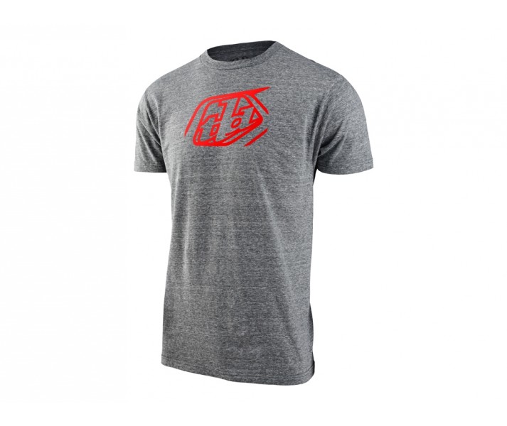 Camiseta Troy Lee Badge Vintage Gris