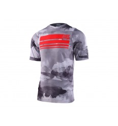 Camiseta Troy Lee Skyline Gris/Rojo