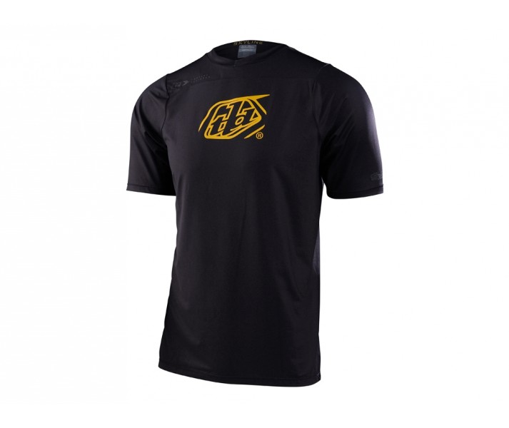 Camiseta Troy Lee Skyline Negro/Dorado