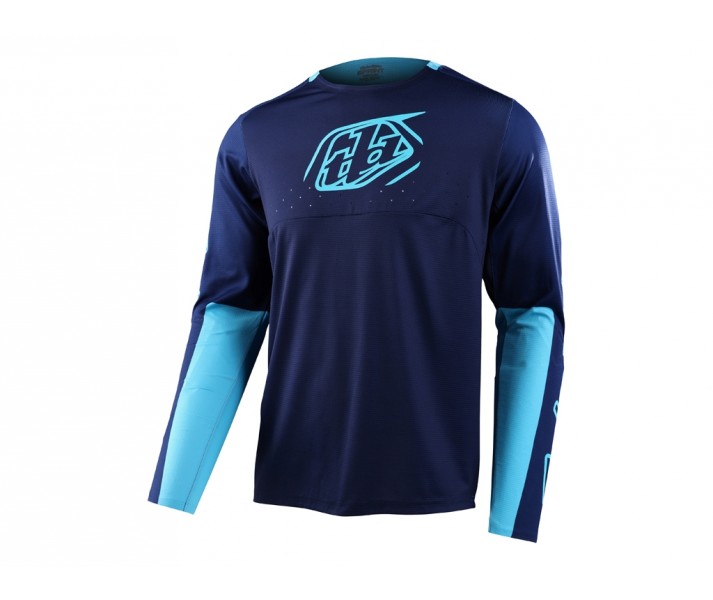 Camiseta Troy Lee Sprint Icon Azul Oscuro