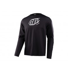 Camiseta Troy Lee Sprint Icon Negro/Blanco