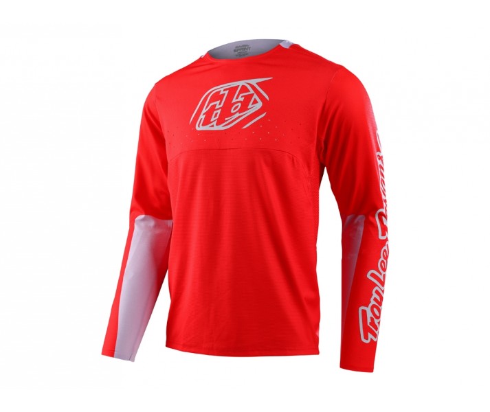 Camiseta Troy Lee Sprint Icon Rojo/Gris