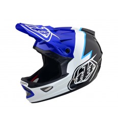 Casco Troy Lee D3 FIBERLITE Azul/Blanco/Negro