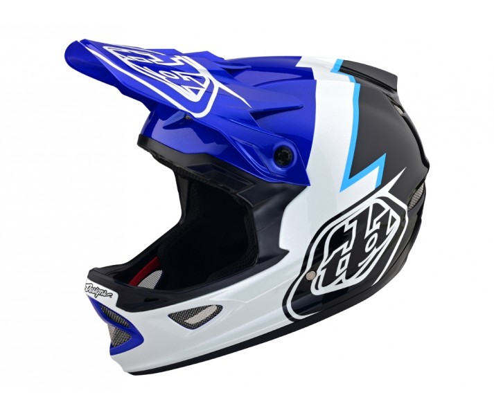 Casco Troy Lee D3 FIBERLITE Azul/Blanco/Negro