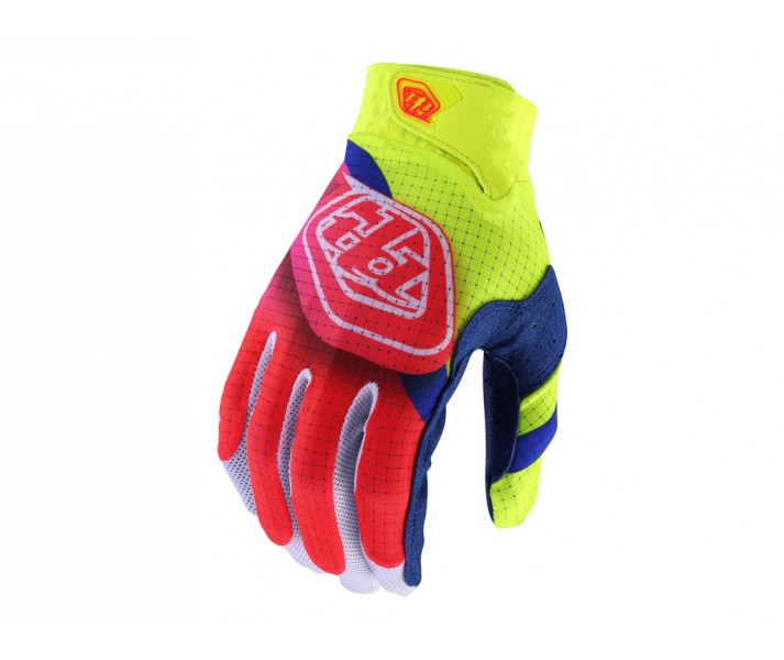 Guantes Infantiles Troy Lee Air Rojo/Amarillo/Azul