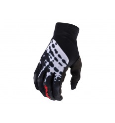 Guantes Troy Lee Flowline Big Spin Negro/Blanco