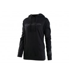 Sudadera con capucha Mujer Troy Lee Signature Negro