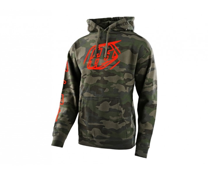 Sudadera con capucha Troy Lee Badge Verde