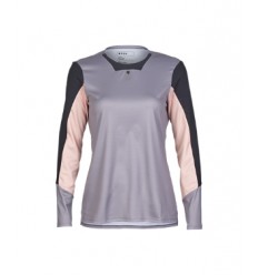 Camiseta Fox técnica m/l Defend Mujer Gris