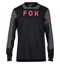 Camiseta Fox técnica m/l Defend Taunt Negro