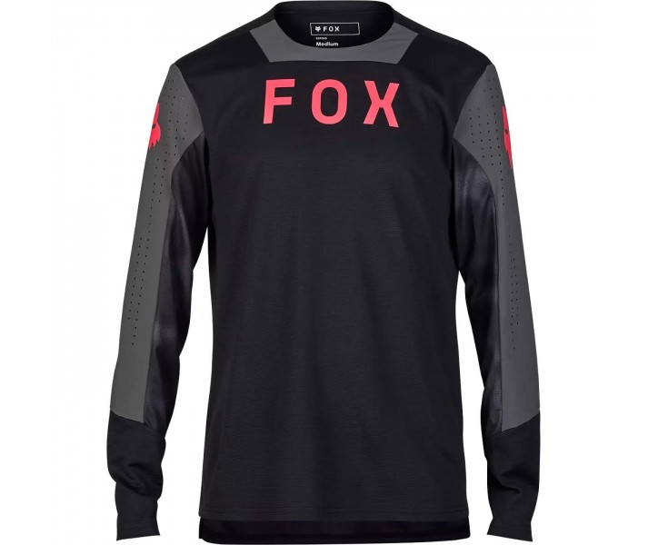 Camiseta Fox técnica m/l Defend Taunt Negro