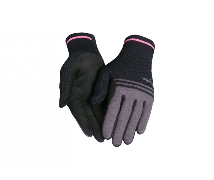 Guantes Rapha Merino Negro/Gris oscuro