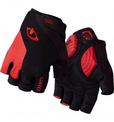 Guantes carretera Giro STRADE DURE SUPERGEL Negro/Rojo